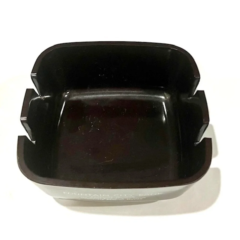 Knoxville Tennessee Fountain City Bank Plastic Ash Tray SAF-T- DISH ASH TRAY